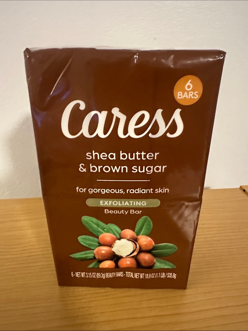 Shea Butter & Brown Sugar Exfoliating Beauty Bar - Brown